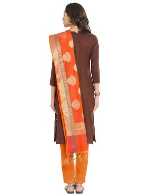embroidered unstitched pant suit - 15862027 - Standard Image - 3