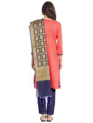 embroidered unstitched pant suit - 15862032 - Standard Image - 3