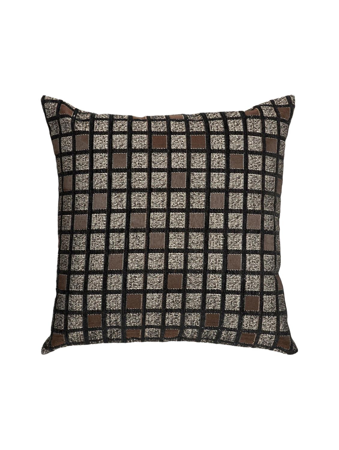 saral home soft viscose chenille cushion cover (set of 2 pc, 40x40 cm) - 15862041 - Zoom Image - 2
