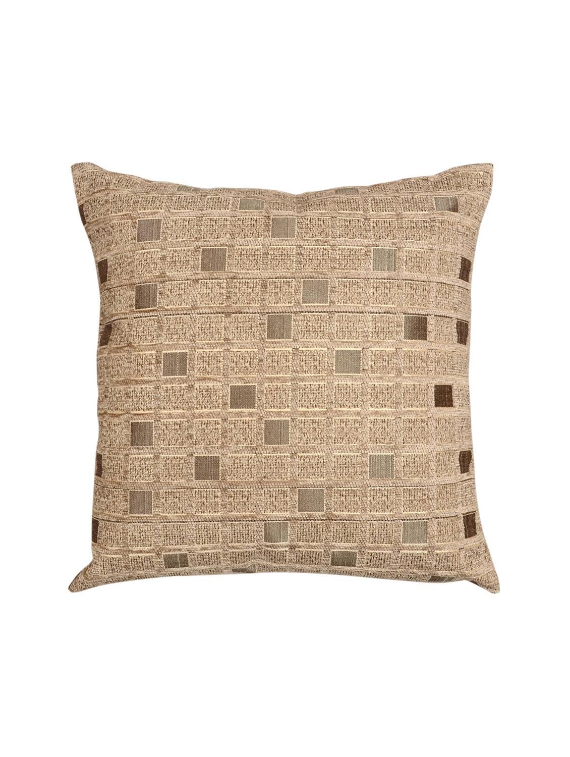 saral home soft viscose chenille cushion cover (set of 2 pc, 40x40 cm) - 15862042 - Zoom Image - 2