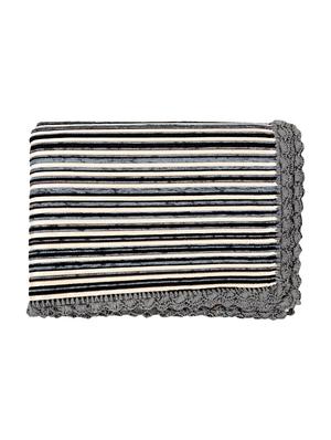 saral home soft decorative viscose chenille throw- 140x210 cm, grey - 15862045 - Standard Image - 3