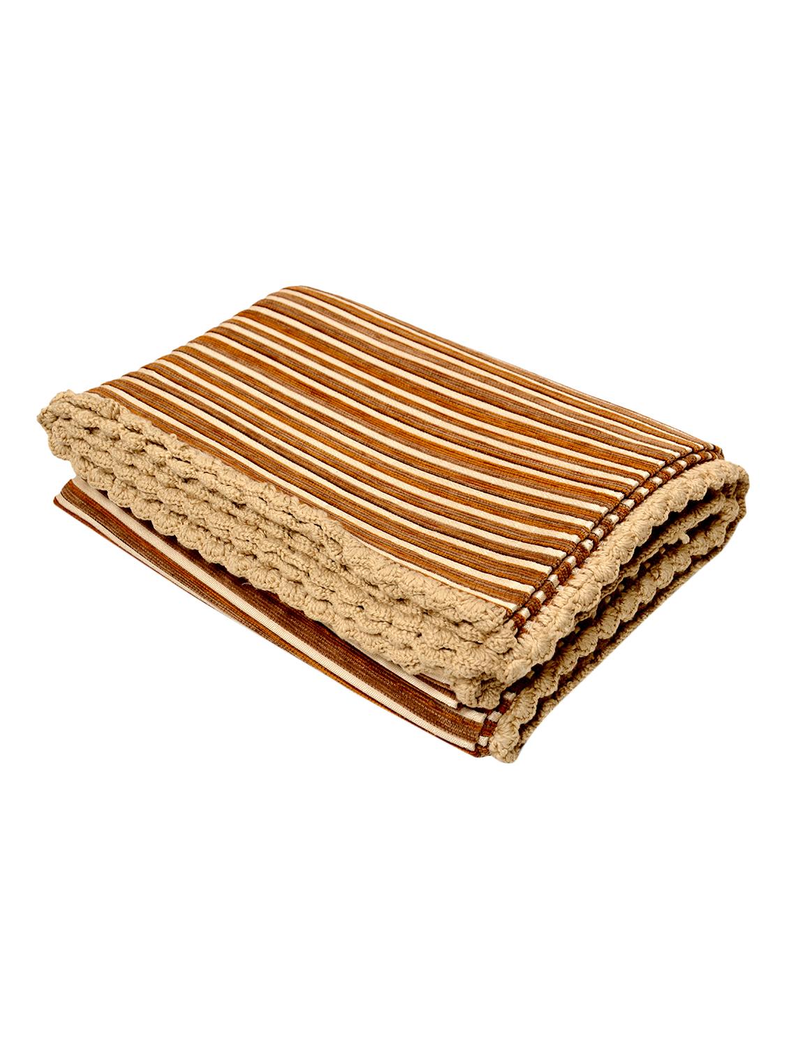 saral home soft decorative viscose chenille throw- 140x210 cm - 15862046 - Zoom Image - 2