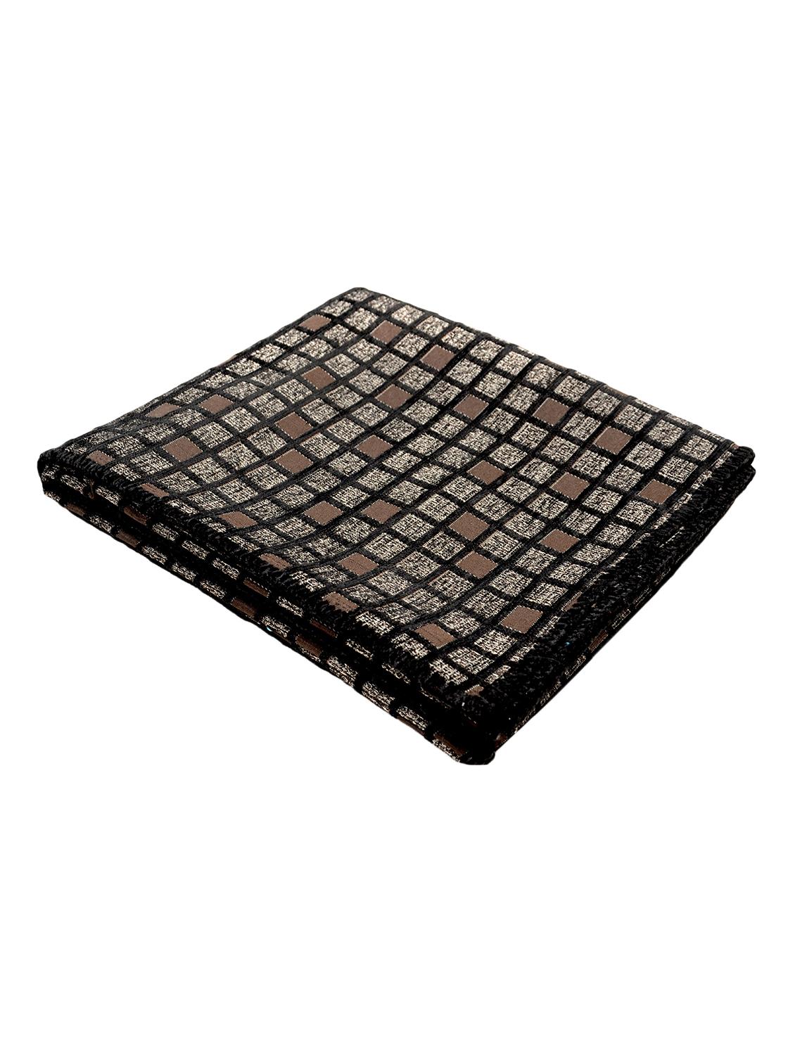saral home soft decorative viscose chenille throw- 140x210 cm, grey - 15862048 - Zoom Image - 3