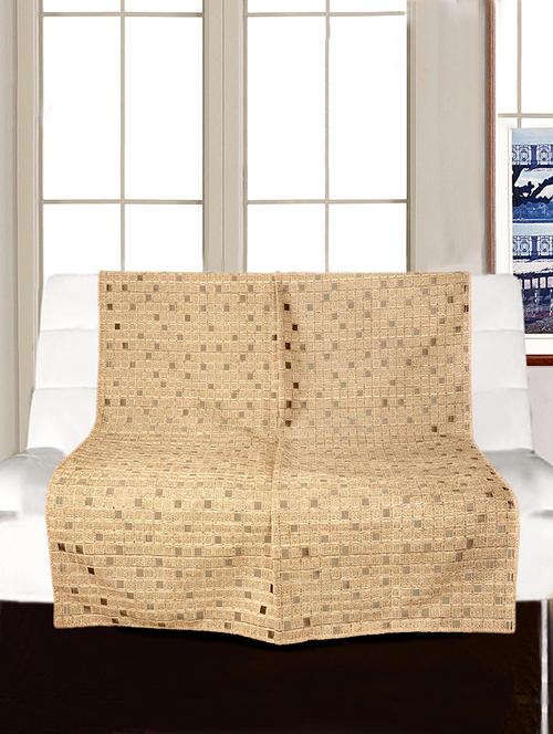 saral home soft decorative viscose chenille throw- 140x210 cm, grey - 15862050 - Standard Image - 1