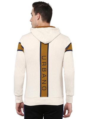 beige taped sweatshirt - 15862119 - Standard Image - 3