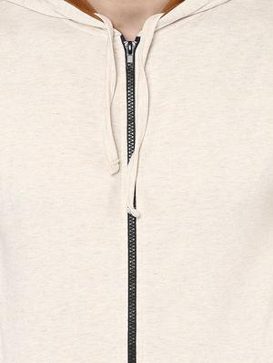 beige taped sweatshirt - 15862119 - Standard Image - 5