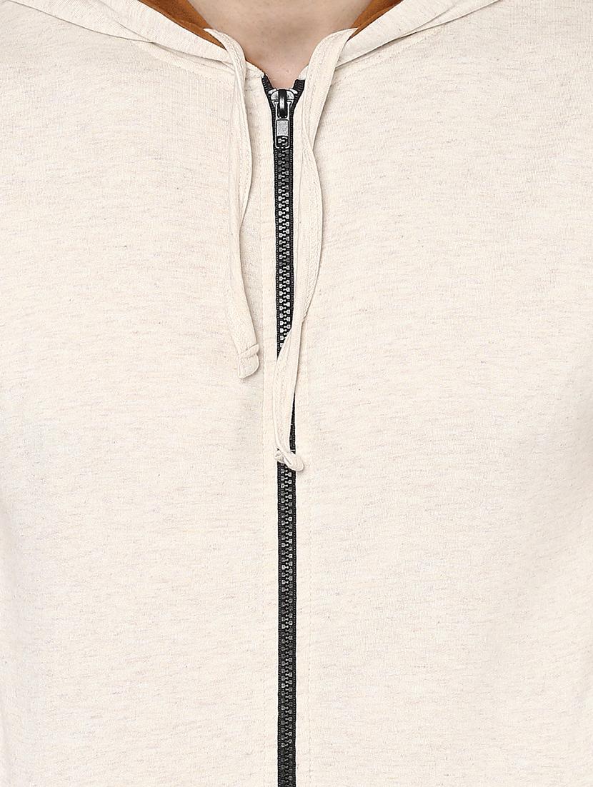 beige taped sweatshirt - 15862119 - Zoom Image - 5