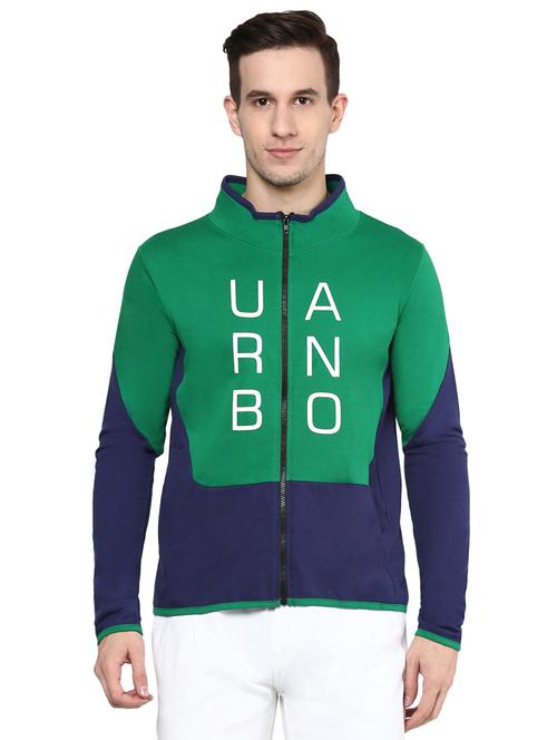 green cotton sweatshirt - 15862121 - Standard Image - 1