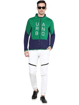 green cotton sweatshirt - 15862121 - Standard Image - 4