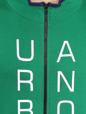 green cotton sweatshirt - 15862121 - Standard Image - 5