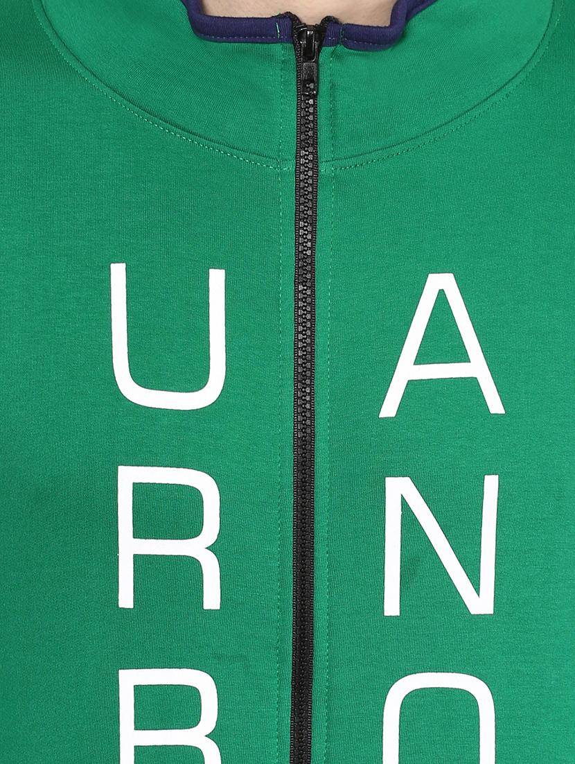 green cotton sweatshirt - 15862121 - Zoom Image - 5