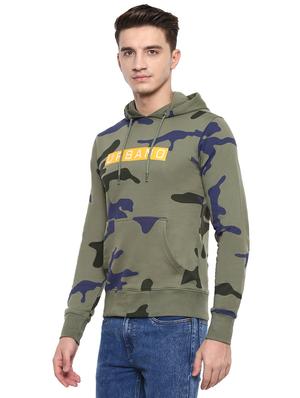 green camouflage print sweatshirt - 15862123 - Standard Image - 2