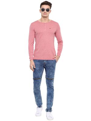 blue cotton blend jogger - 15862164 - Standard Image - 4