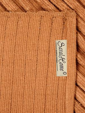 saral home soft cotton multi-purpose chenille rugs 70x180 cm, brown - 15862215 - Standard Image - 4