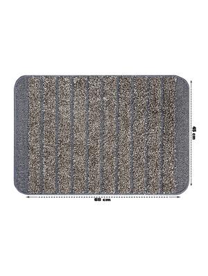 saral home unique quality multi purpose anti slip polyester runner -45x65 cm, grey - 15862218 - Standard Image - 2
