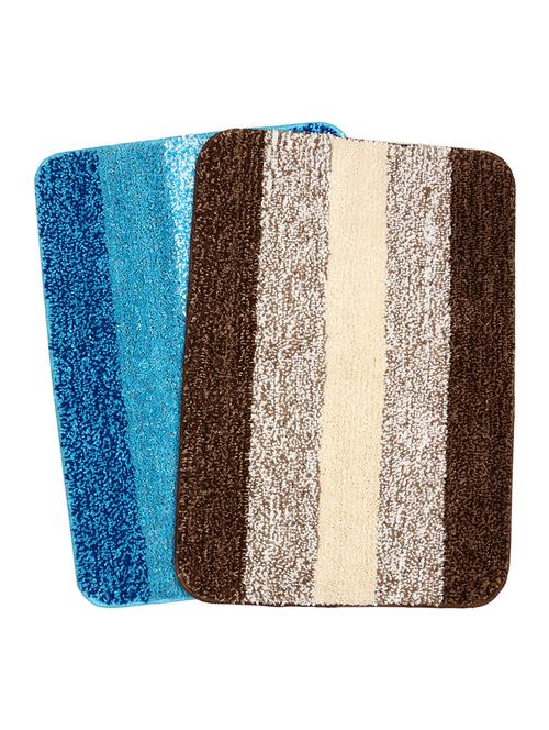 soft microfiber bath mat (pack of 2) - 15862223 - Standard Image - 1