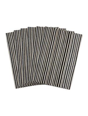 saral home unique quality viscose dining table kitchen placemats, 6 mat -33x45cm, 1 runner 33x120 cm (set of 7), grey - 15862230 - Standard Image - 3