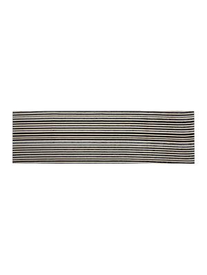 saral home unique quality viscose dining table kitchen placemats, 6 mat -33x45cm, 1 runner 33x120 cm (set of 7), grey - 15862230 - Standard Image - 5