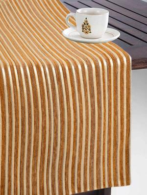 saral home unique quality viscose dining table kitchen placemats, 6 mat -33x45cm, 1 runner 33x120 cm (set of 7) - 15862231 - Standard Image - 2
