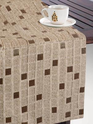 saral home unique quality viscose dining table kitchen placemats, 6 mat -33x45cm, 1 runner 33x120 cm (set of 7) - 15862235 - Standard Image - 2