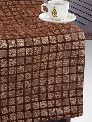 saral home unique quality viscose dining table kitchen placemats, 6 mat -33x45cm, 1 runner 33x120 cm (set of 7) - 15862236 - Standard Image - 2