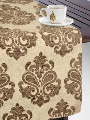 saral home unique quality viscose dining table kitchen placemats, 6 mat -33x45cm, 1 runner 33x120 cm (set of 7) - 15862239 - Standard Image - 2