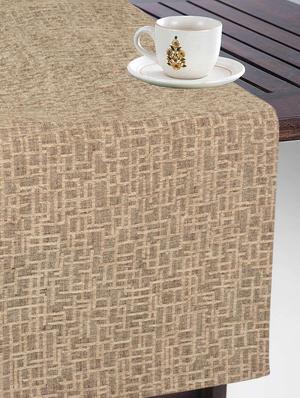 saral home unique quality viscose dining table kitchen placemats, 6 mat -33x45cm, 1 runner 33x120 cm (set of 7) - 15862241 - Standard Image - 2
