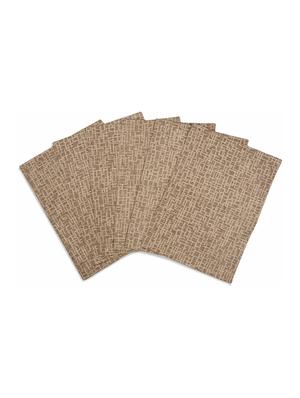 saral home unique quality viscose dining table kitchen placemats, 6 mat -33x45cm, 1 runner 33x120 cm (set of 7) - 15862241 - Standard Image - 3