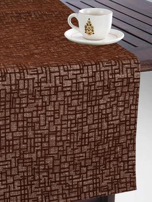 saral home unique quality viscose dining table kitchen placemats, 6 mat -33x45cm, 1 runner 33x120 cm (set of 7) - 15862242 - Standard Image - 2