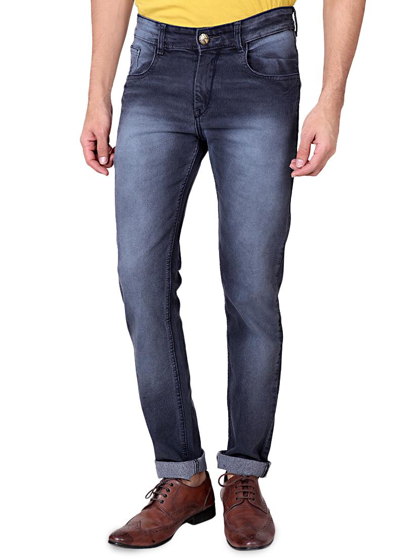grey denim washed jeans - 15863337 - Zoom Image - 1