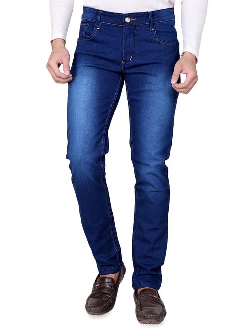 blue denim washed jeans - 15863339 - Very Small Image - 1