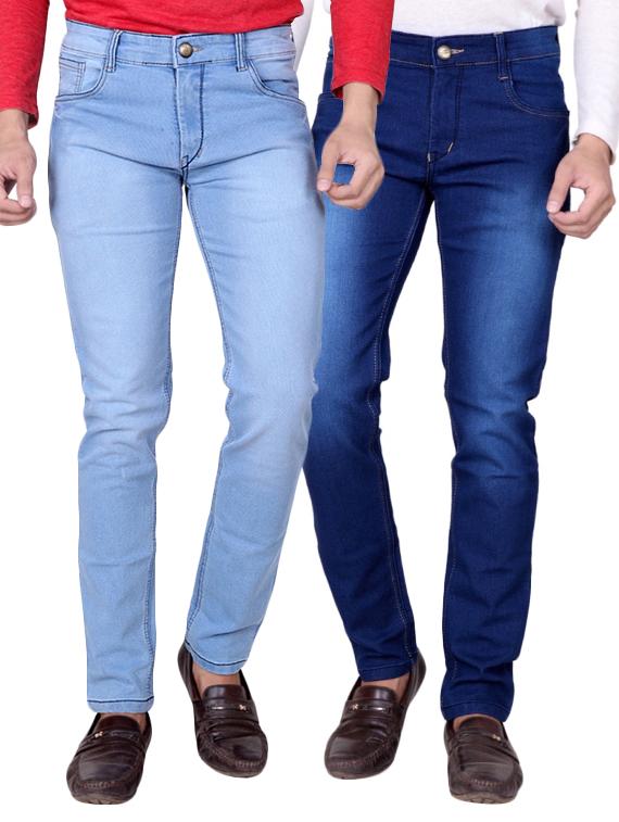 blue denim washed jeans - 15863357 - Zoom Image - 1