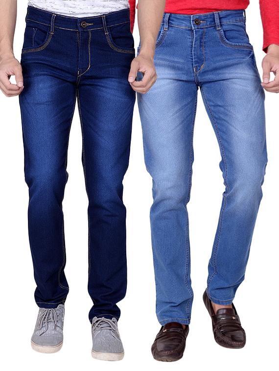 blue denim washed jeans - 15863368 - Zoom Image - 1