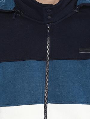 blue cotton hooded sweatshirt - 15864236 - Standard Image - 5