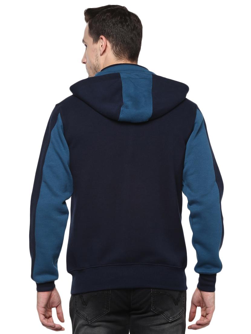blue cotton hooded sweatshirt - 15864236 - Zoom Image - 3