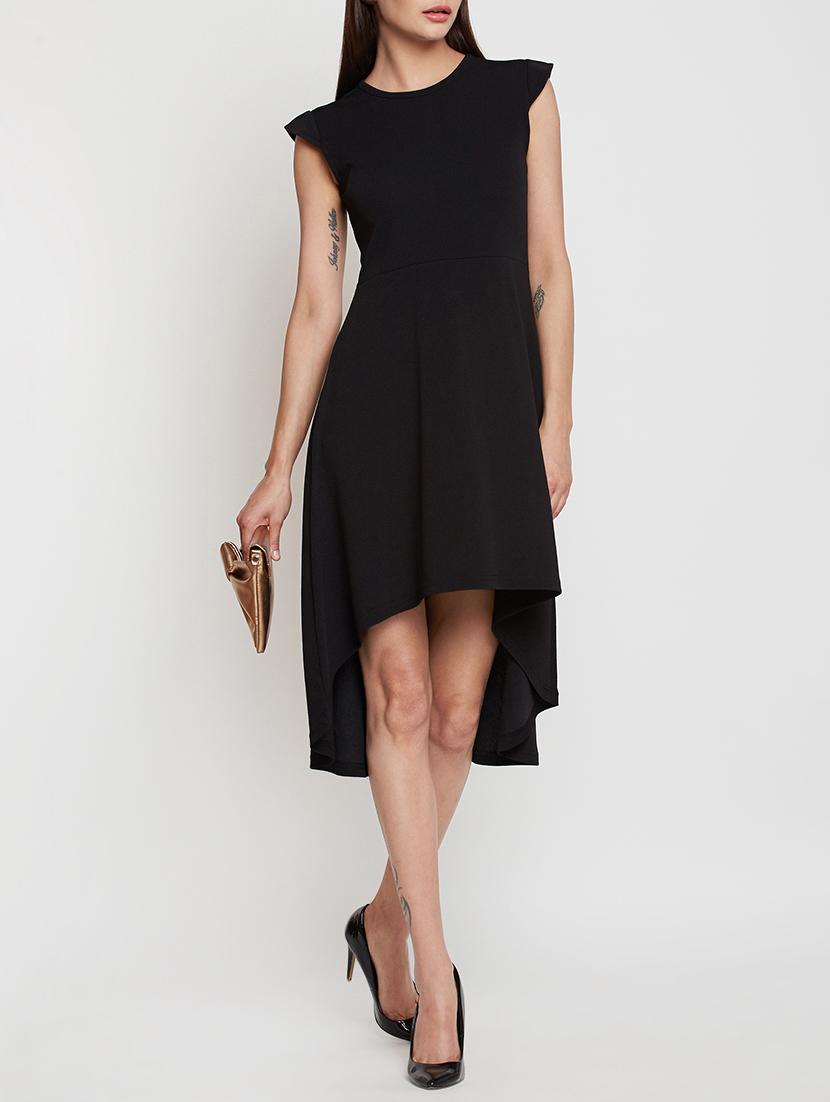 extended sleeved high low dress - 15864556 - Zoom Image - 2