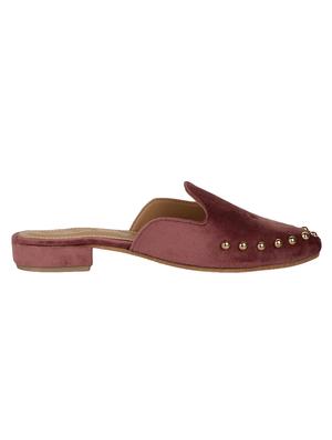 purple slip on mules - 15864641 - Standard Image - 2