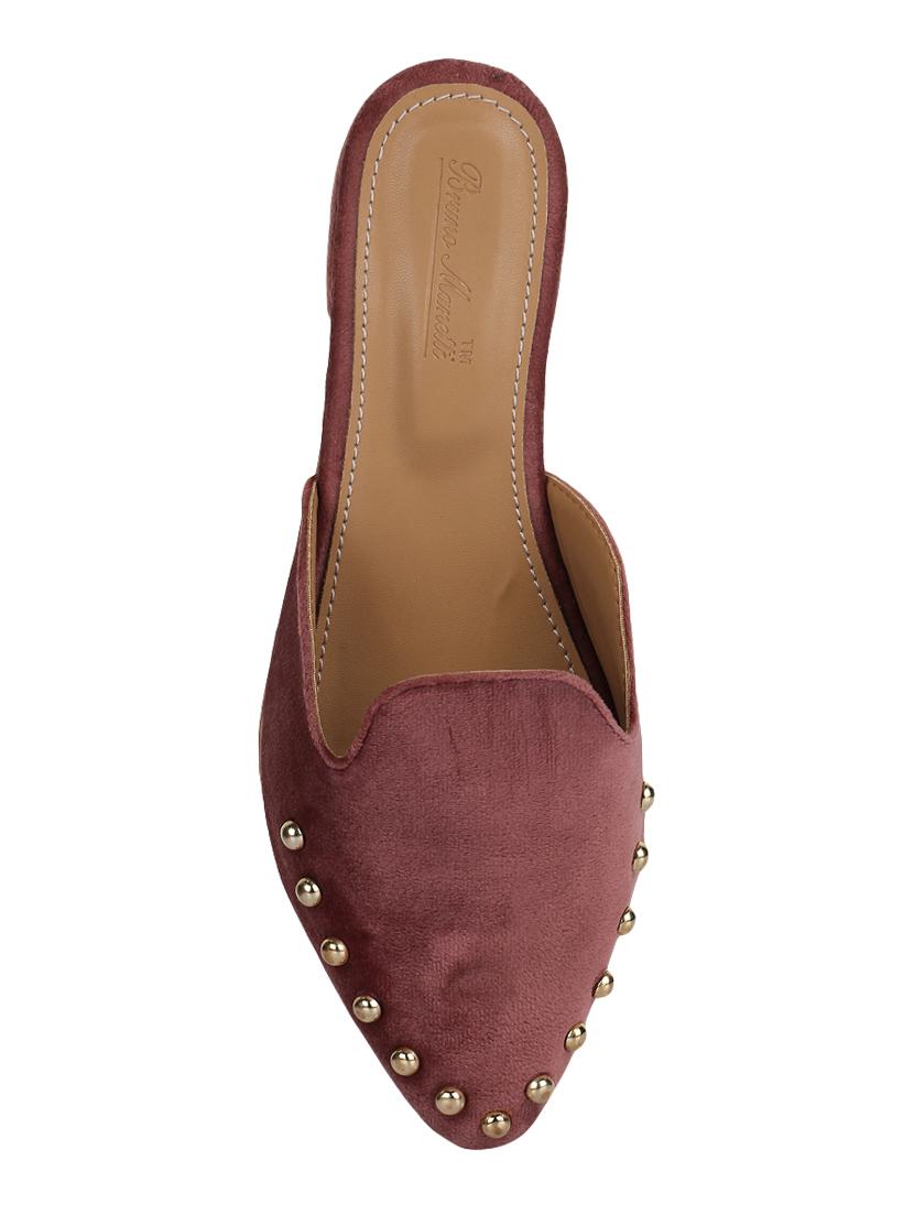 purple slip on mules - 15864641 - Zoom Image - 4