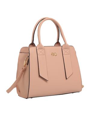 pink leatherette (pu) fashion satchel - 15865458 - Standard Image - 4