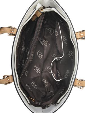 multi colored leatherette (pu) regular handbag - 15865485 - Standard Image - 3
