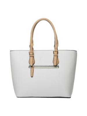 multi colored leatherette (pu) regular handbag - 15865485 - Standard Image - 4