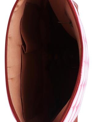 pink canvas printed sling bag - 15866885 - Standard Image - 3