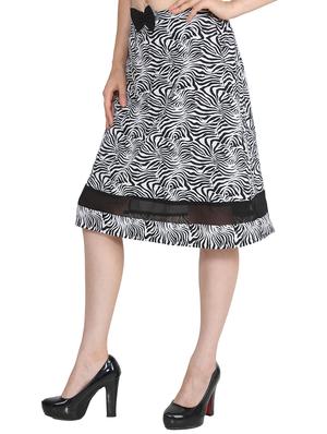 sheer panel bow patch skirt - 15867141 - Standard Image - 2