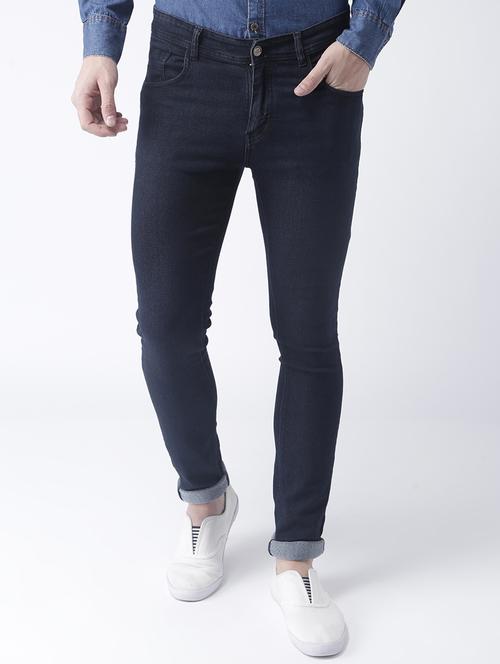 blue denim plain jeans - 15867287 - Standard Image - 1