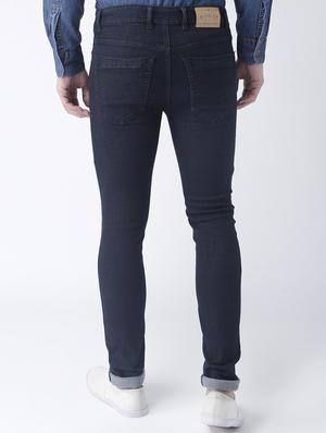 blue denim plain jeans - 15867287 - Standard Image - 3
