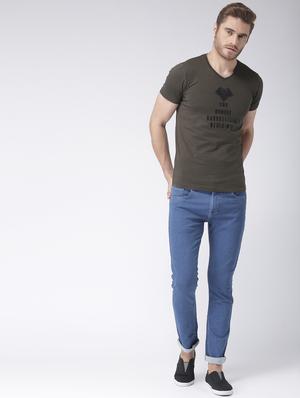 blue denim plain jeans - 15867294 - Standard Image - 4