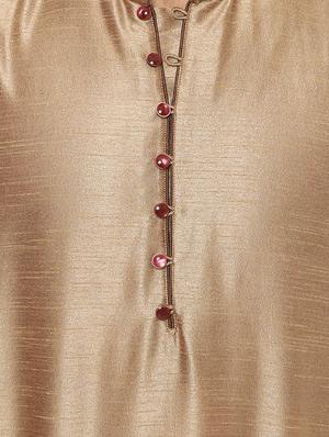brown kurta pyjama set - 15867307 - Standard Image - 4