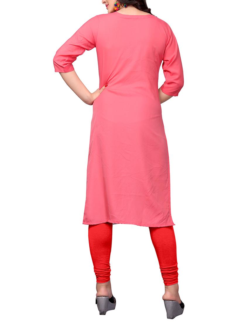 printed straight kurta - 15868108 - Zoom Image - 2