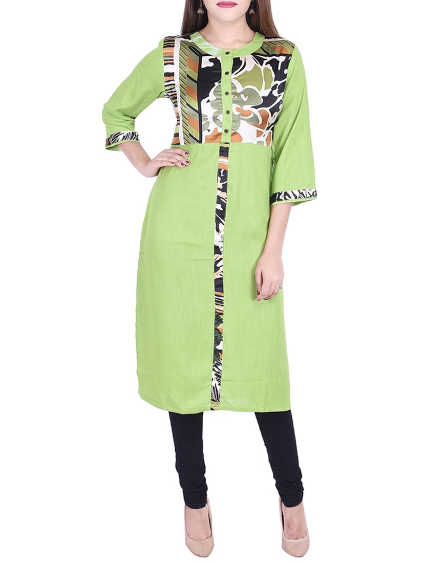 Printed straight kurta - 15868282 - Zoom Image - 1
