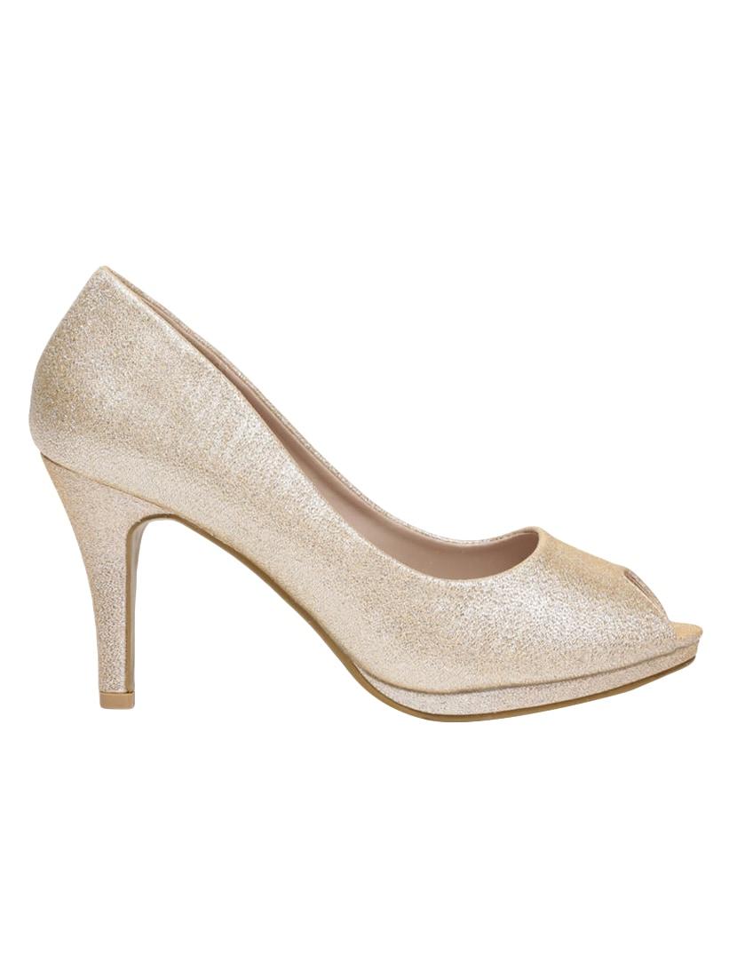 gold slip on pumps - 15868395 - Zoom Image - 2